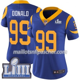 Maillot Los Angeles Rams Aaron Donald 99 Nike Royal 2019 Super Bowl LIII - Femme